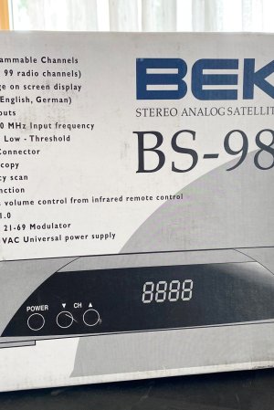 BEKO BS-9800 UYDU ALICISI